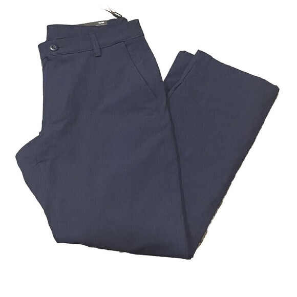 Under Armour Mens Tech Flat Front Performance Golf StraightPants Navy Blue 32x30 - Picture 1 of 14